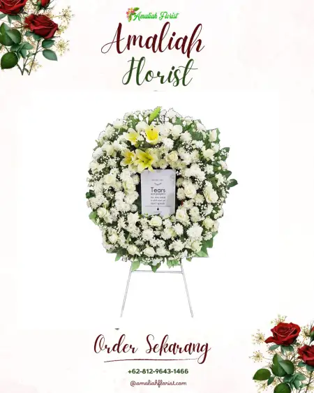 Krans Bunga Duka Putat Lor